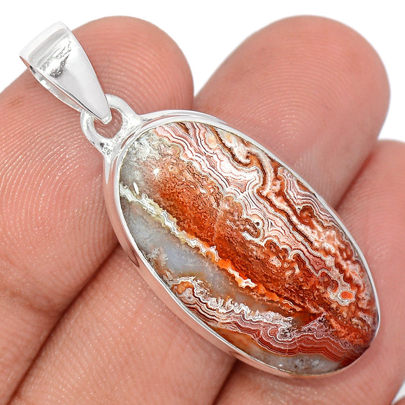 1.6" Laguna Lace Agate Pendants - LLAP1941