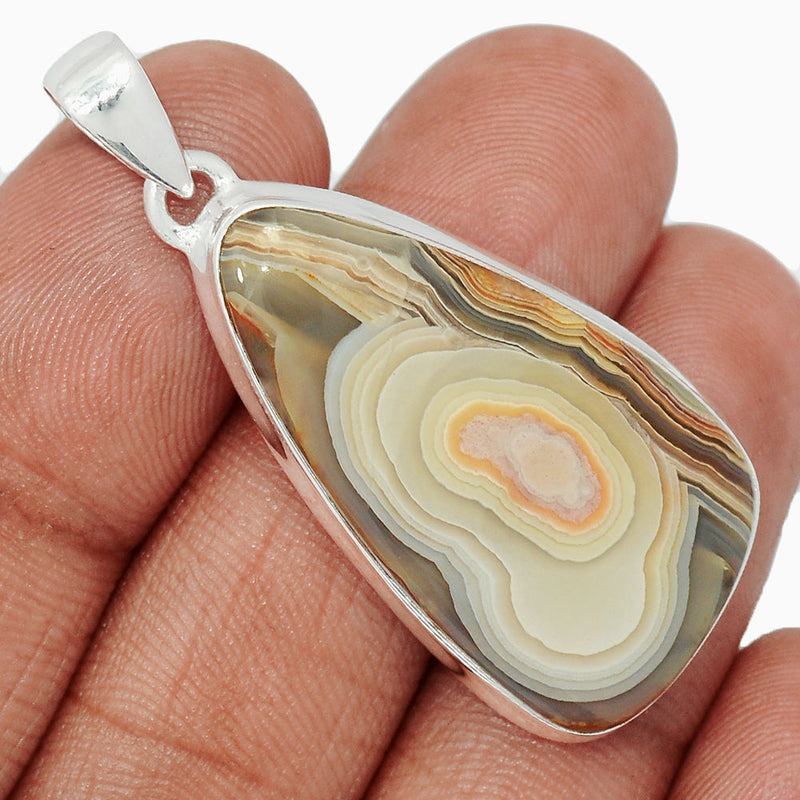 1.7" Laguna Lace Agate Pendants - LLAP1960