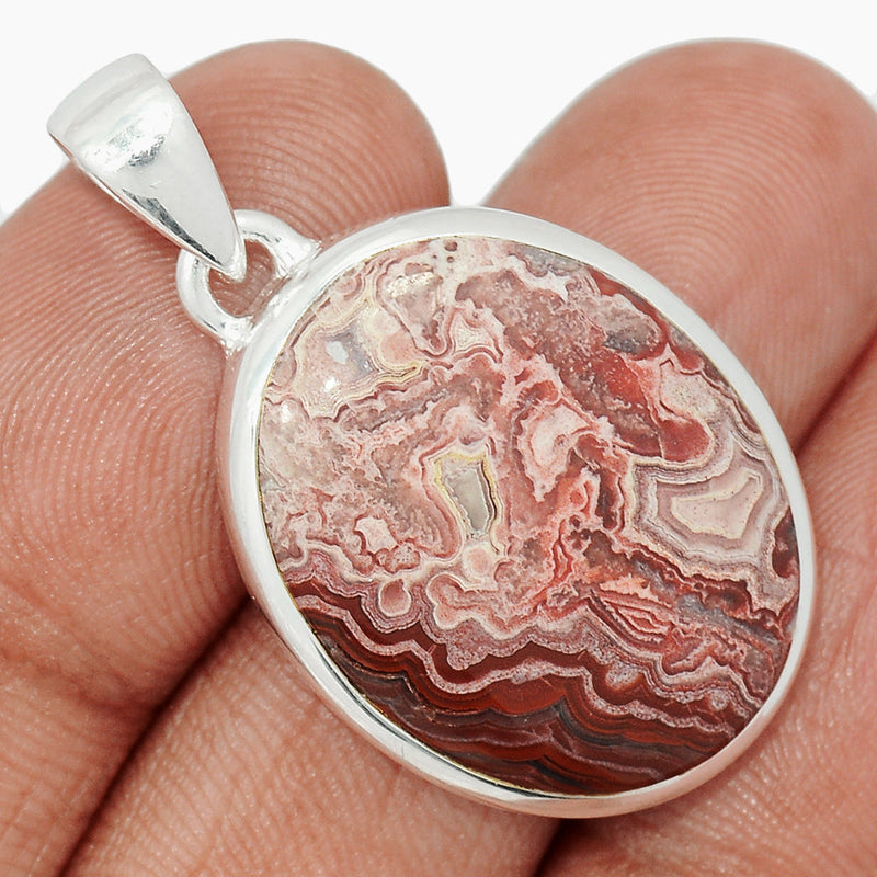 1.5" Laguna Lace Agate Pendants - LLAP1972