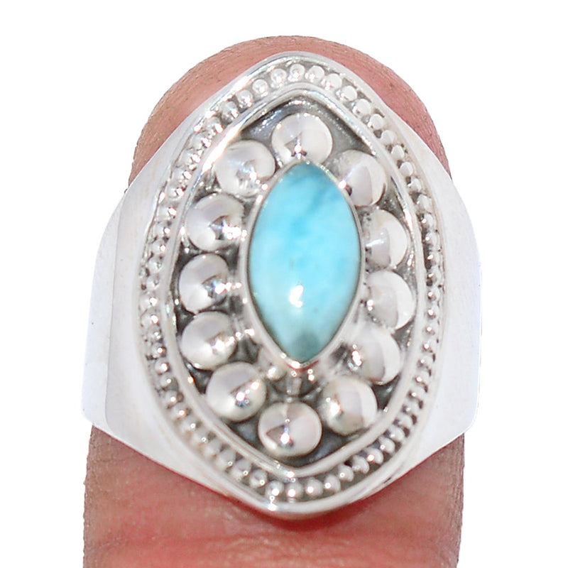 Fine Filigree - Larimar Ring - LRIR3144