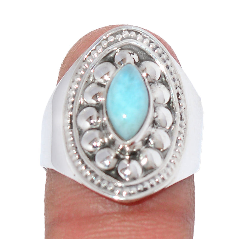 Fine Filigree - Larimar Ring - LRIR3158