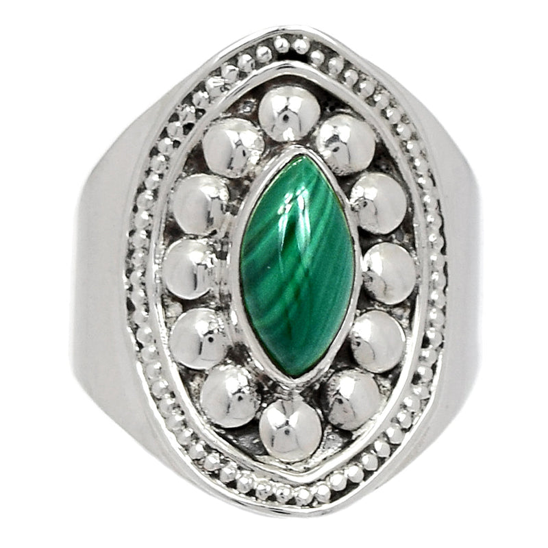 Fine Filigree - Malachite Ring - MALR2081