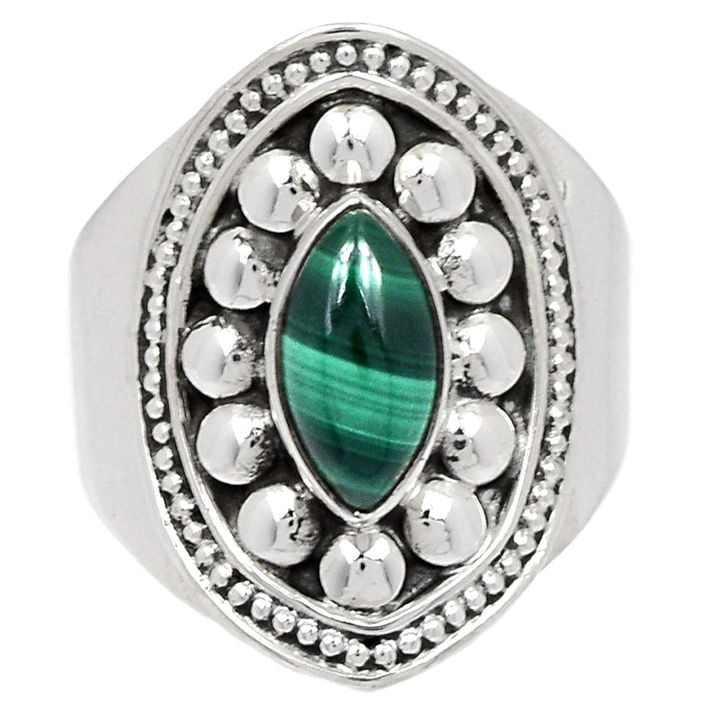 Fine Filigree - Malachite Ring - MALR2093