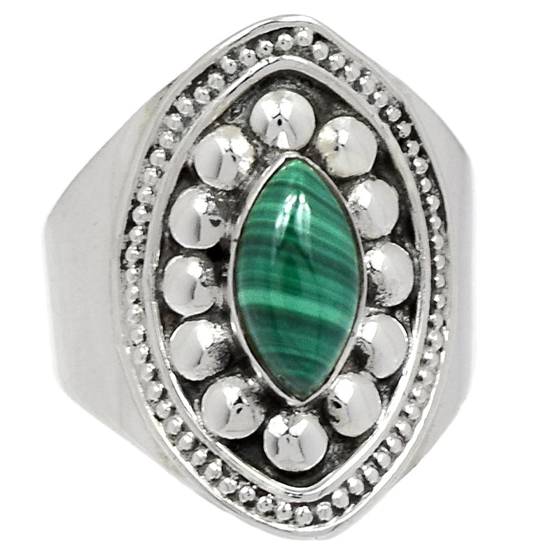 Fine Filigree - Malachite Ring - MALR2098