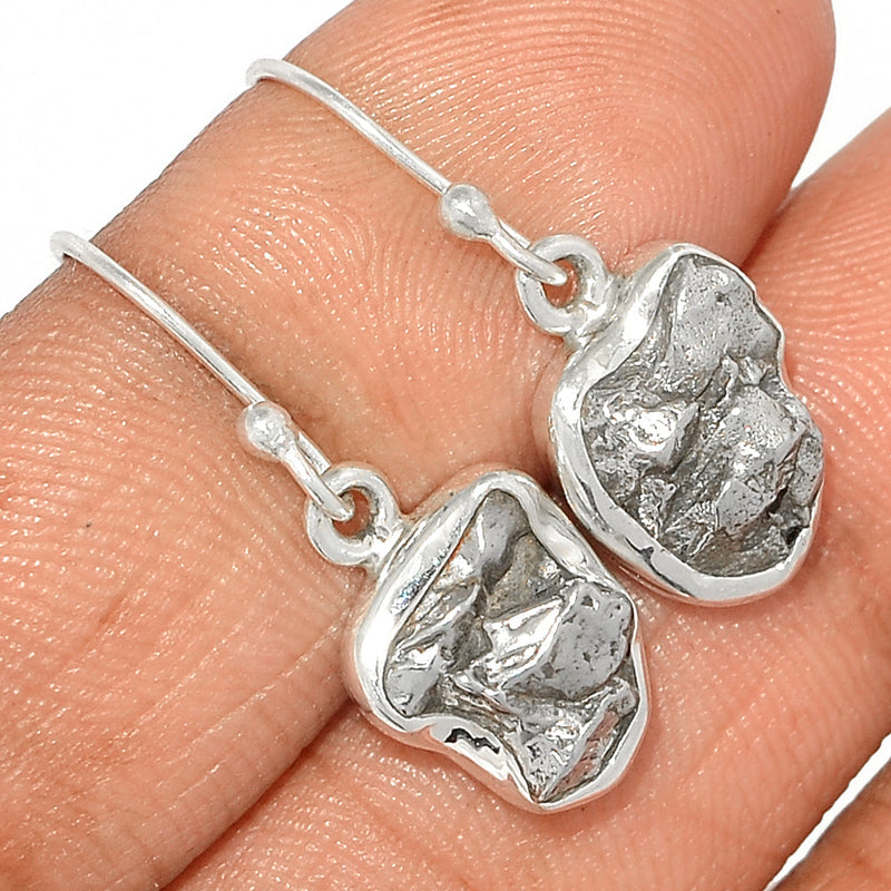 1.1" Meteorite Campo Del Cielo Earrings - MCDE576