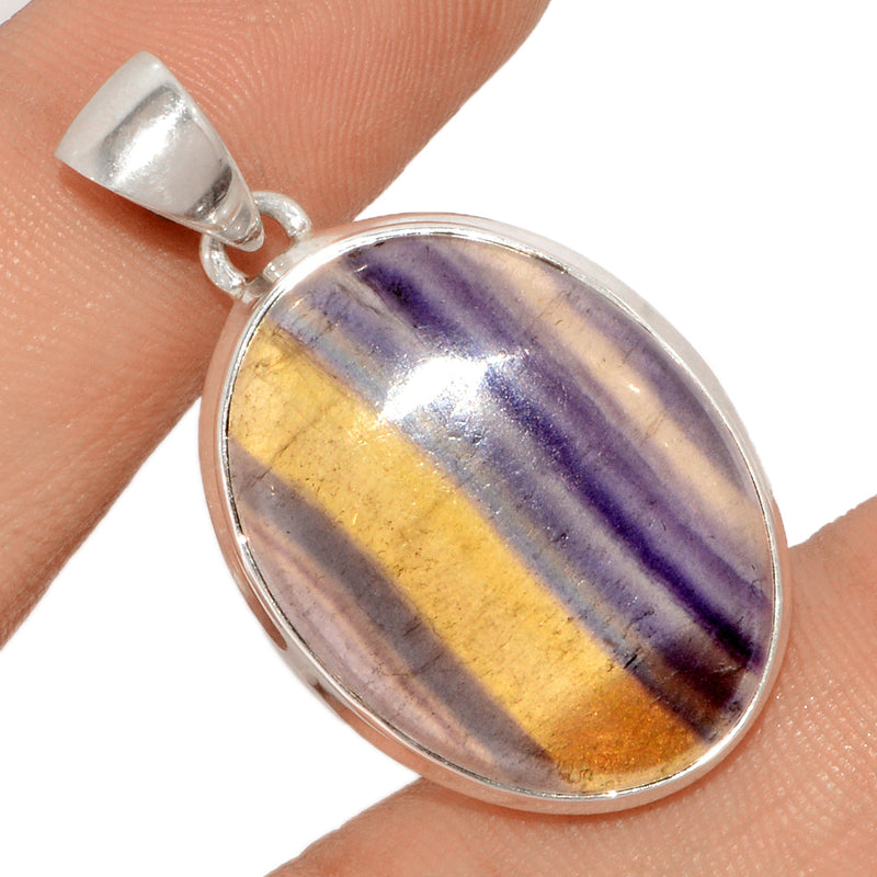 1.6" Rainbow Fluorite Pendants - MFCP1614