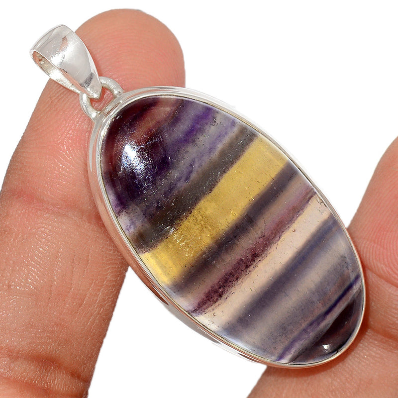 2" Rainbow Fluorite Pendants - MFCP1639