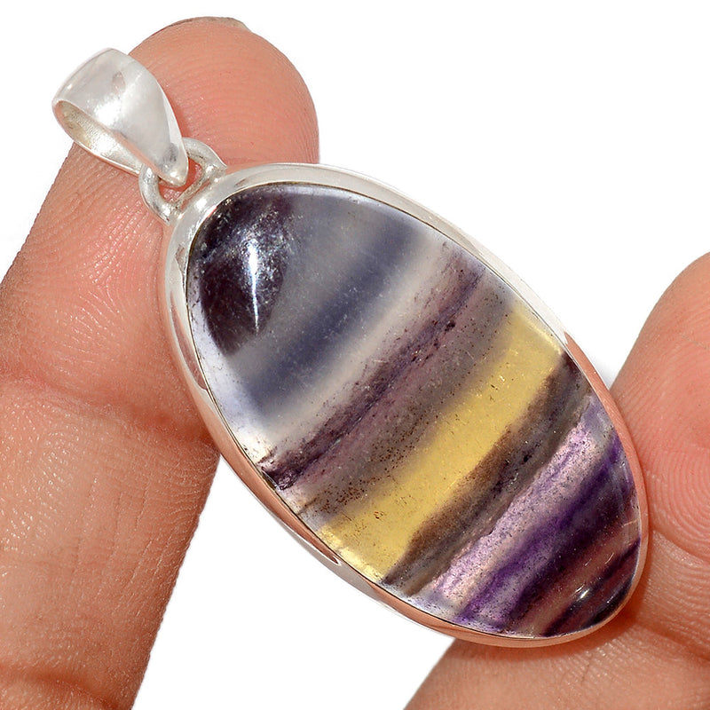 1.8" Rainbow Fluorite Pendants - MFCP1644