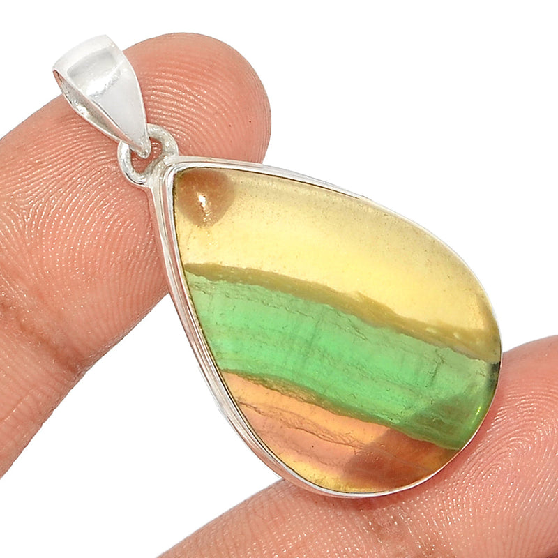 1.7" Rainbow Fluorite Pendants - MFCP1796