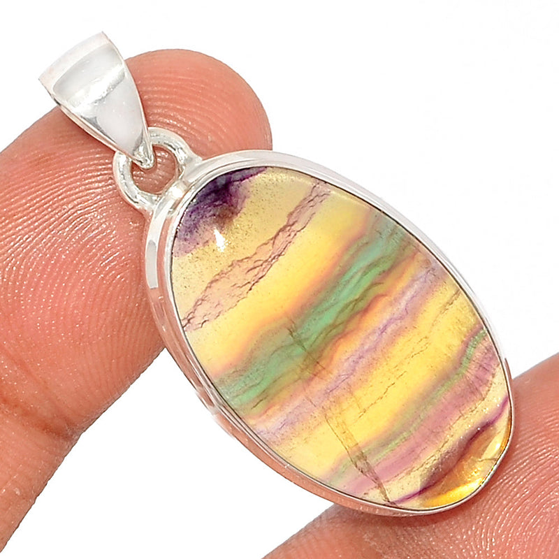 1.6" Multi Fluorite Pendants - MFCP1815