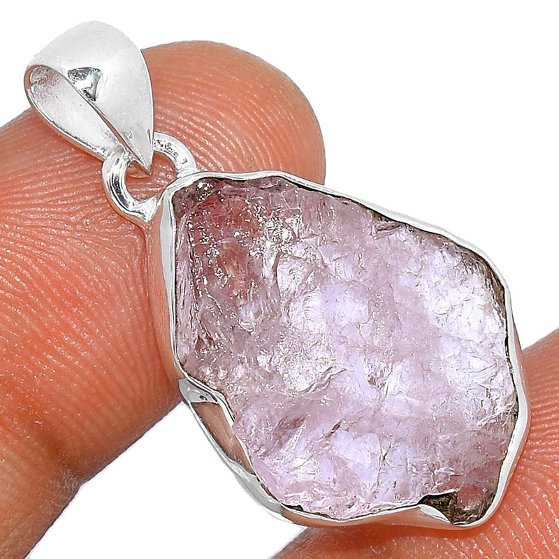 1.2" Morganite Rough Pendants - MGNP662