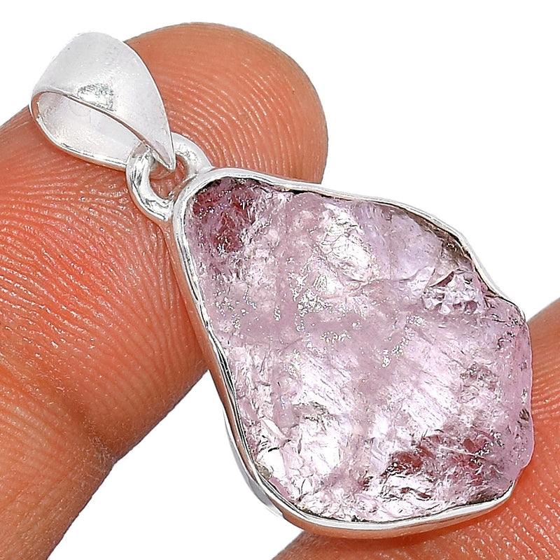 1.2" Morganite Rough Pendants - MGNP664