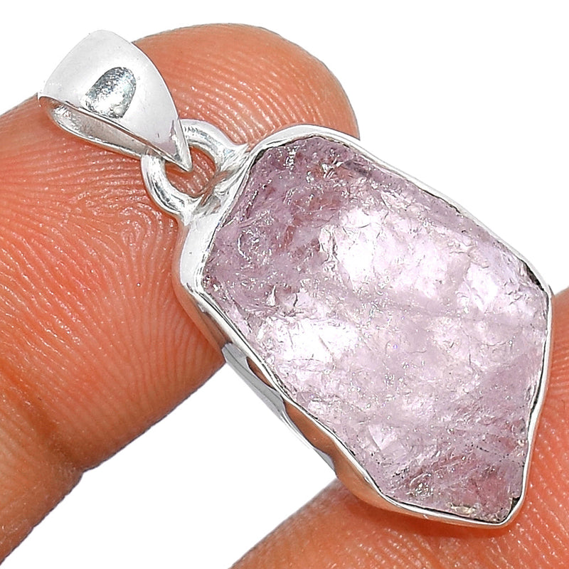 1.2" Morganite Rough Pendants - MGNP691