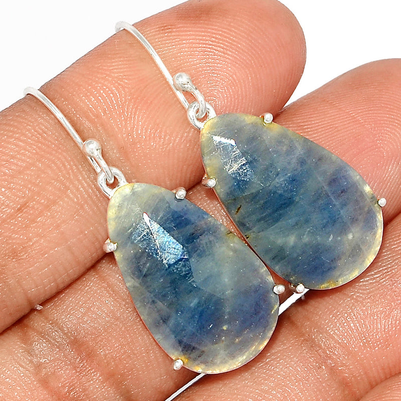 1.5" Claw - Blue Sapphire Earrings - MSPE74