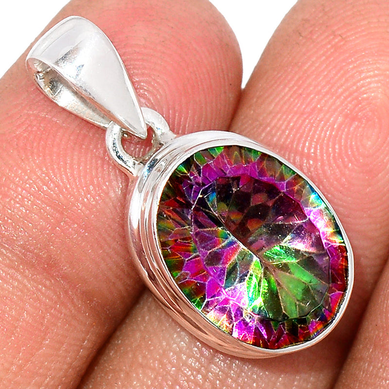 1" Mystic Topaz Pendants - MYSP633