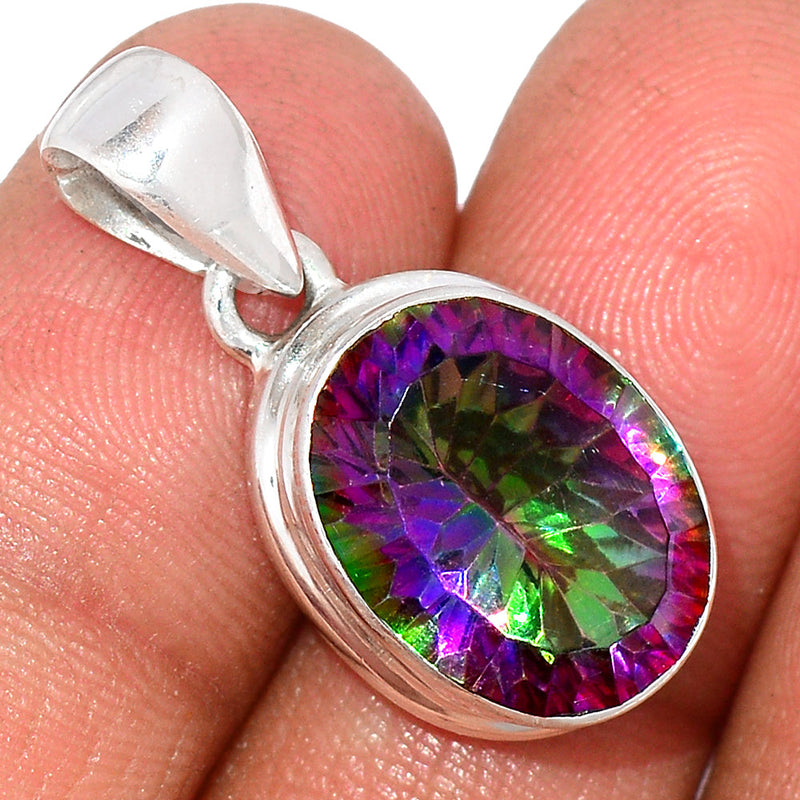 1" Mystic Topaz Pendants - MYSP652