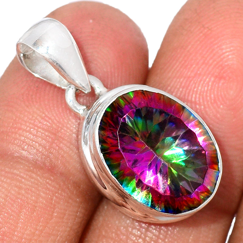 1" Mystic Topaz Pendants - MYSP666