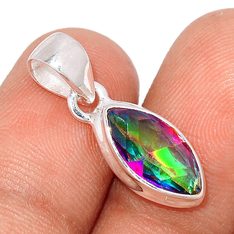 0.8" Mystic Topaz Pendants - MYSP676