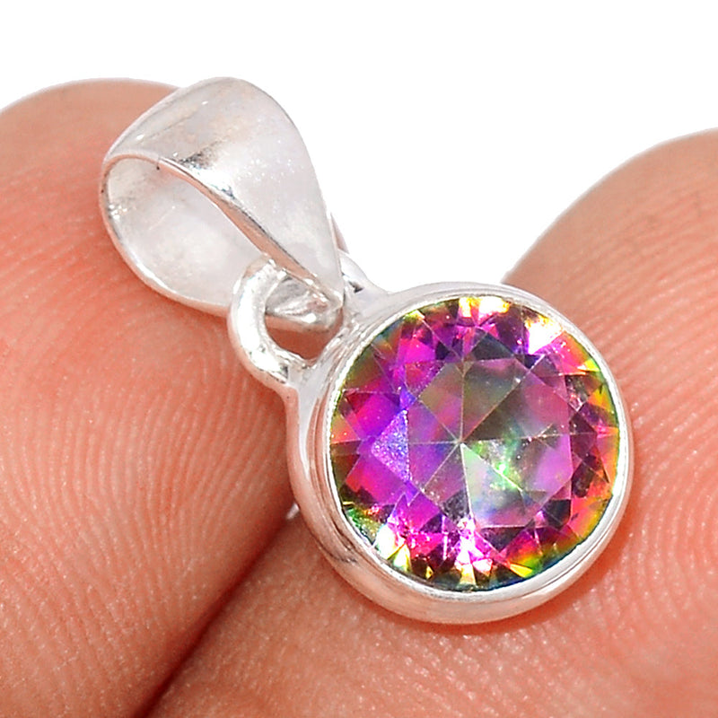 0.6" Mystic Topaz Pendants - MYSP677