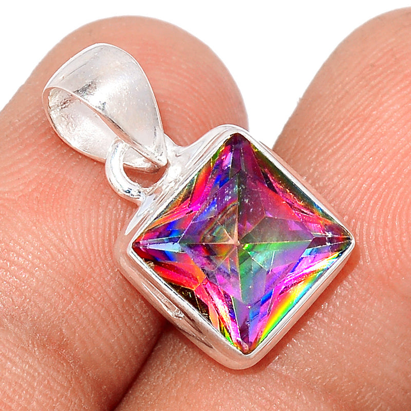 0.8" Mystic Topaz Pendants - MYSP685