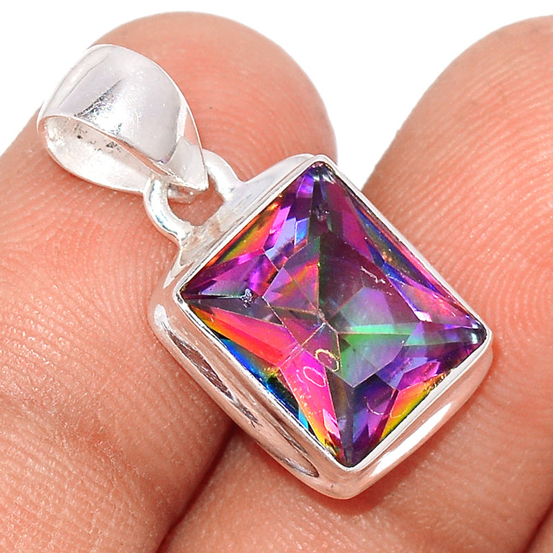 0.8" Mystic Topaz Pendants - MYSP713