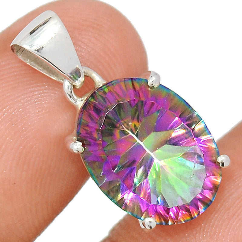 1" Claw - Mystic Topaz Pendants - MYSP756