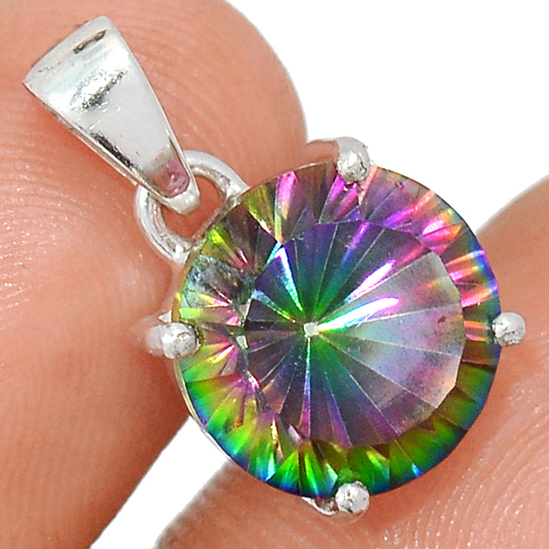 0.7" Claw - Mystic Topaz Pendants - MYSP761