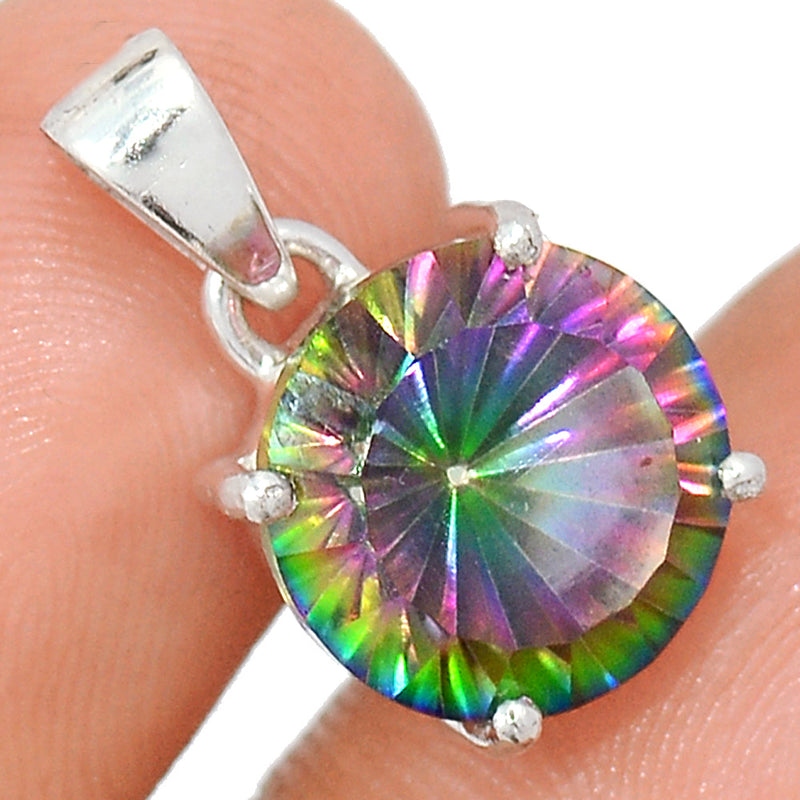 0.7" Claw - Mystic Topaz Pendants - MYSP763