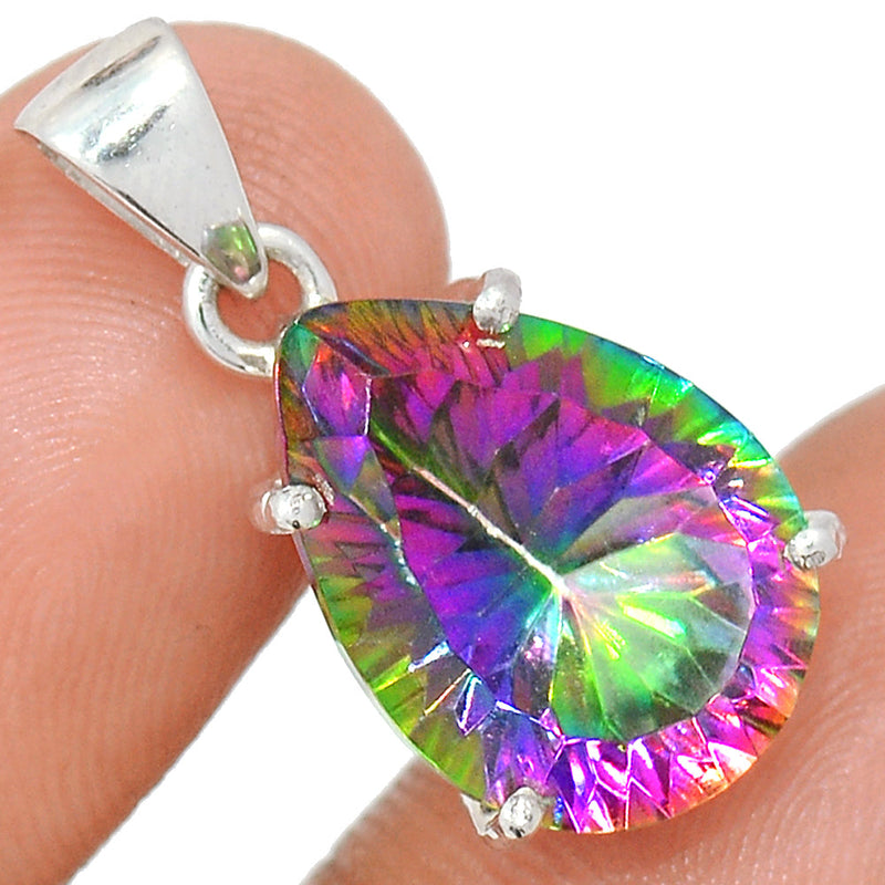 1" Claw - Mystic Topaz Pendants - MYSP777