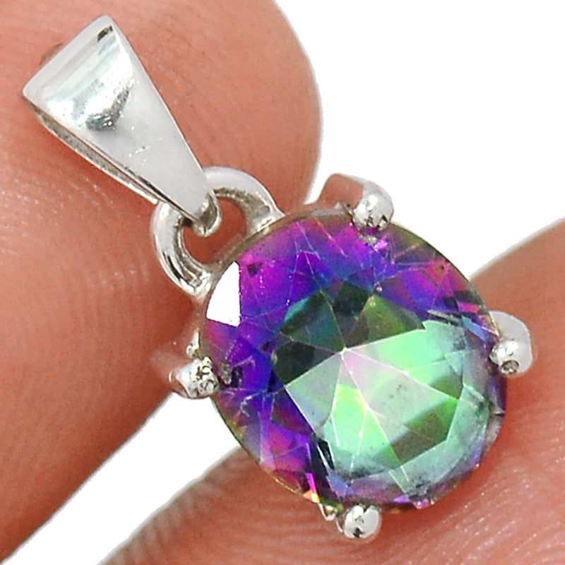 0.7" Claw - Mystic Topaz Pendants - MYSP805