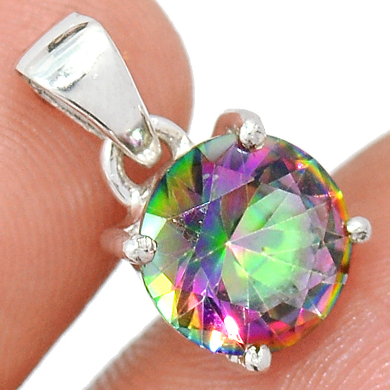 0.7" Claw - Mystic Topaz Pendants - MYSP808