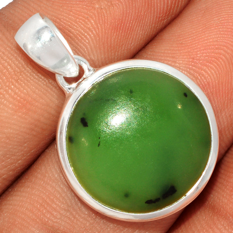 1.2" Nephrite Jade Pendants - NFZP790