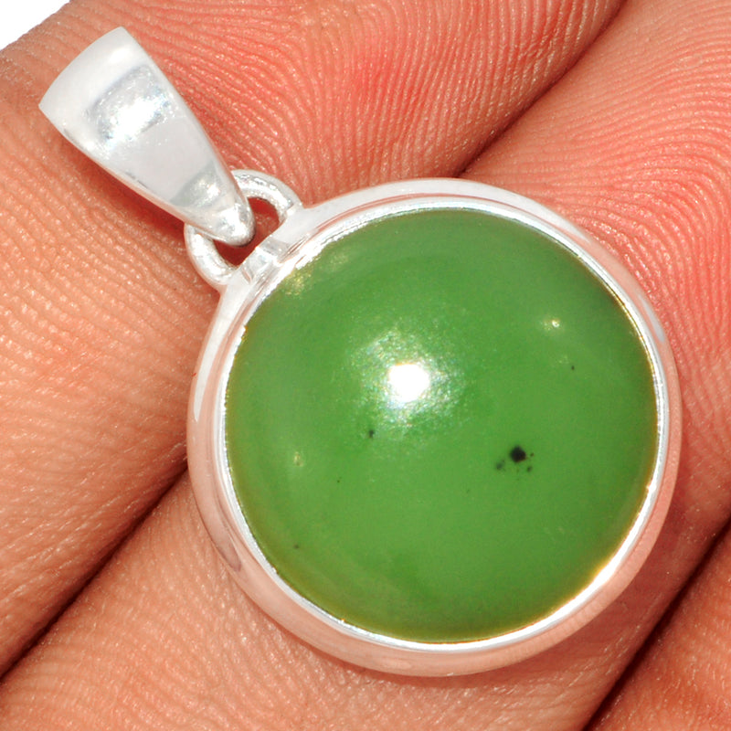 1.1" Nephrite Jade Pendants - NFZP804