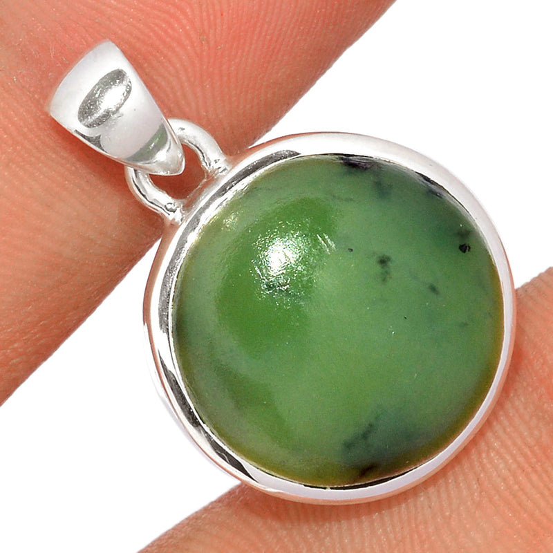 1.2" Nephrite Jade Pendants - NFZP886