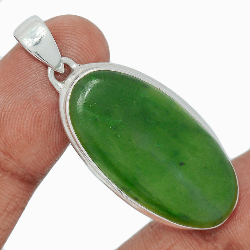 1.8" Nephrite Jade Pendants - NFZP965