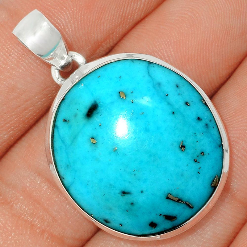 1.5" Nishapur Parsian Turquoise Pendants - NITP524