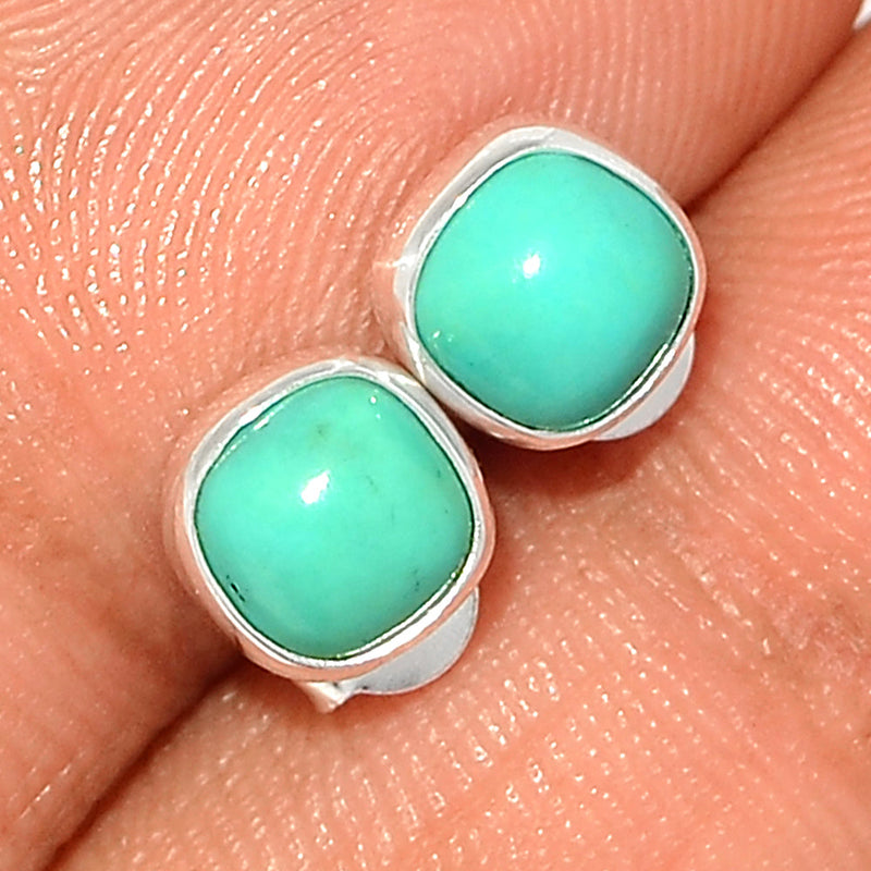 Natural Kingman Turquoise Studs - NKTS85