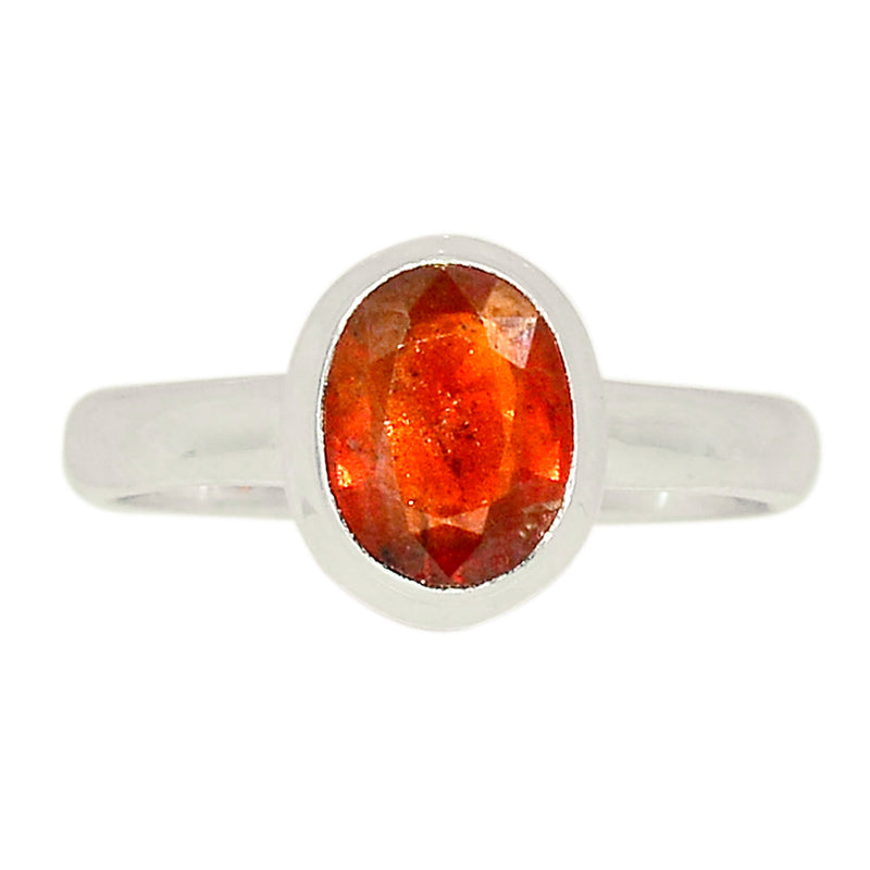 Orange Kyanite Faceted Ring - OKFR132