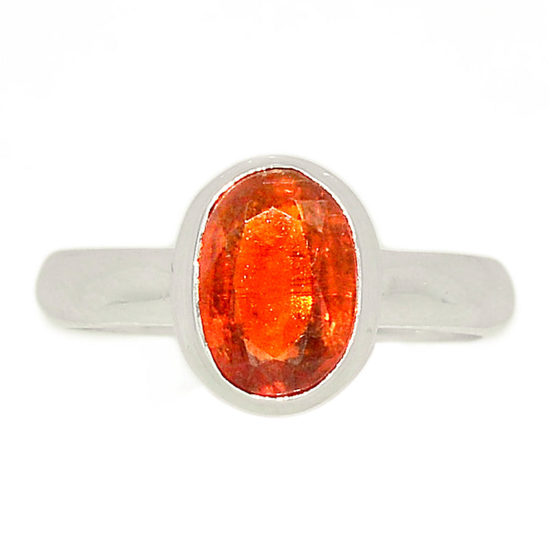 Orange Kyanite Faceted Ring - OKFR140