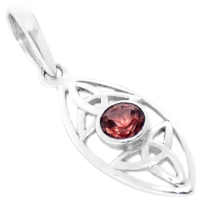 1.3" Garnet Pendants - P1364G