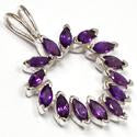 1.1" Amethyst Pendantst - P1402A