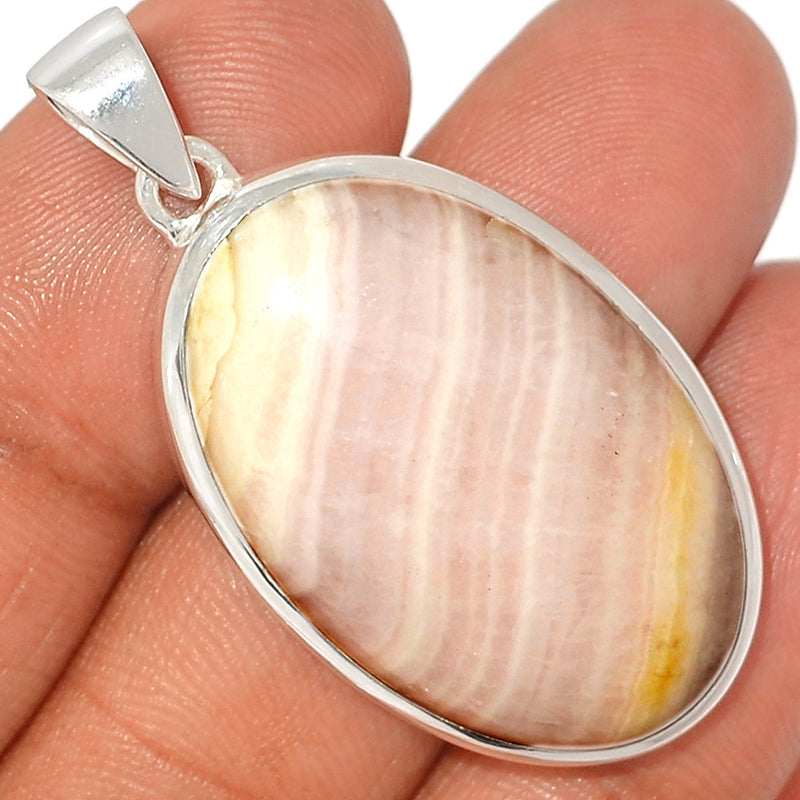 1.7" Mangano Calcite Pendants - PARP108