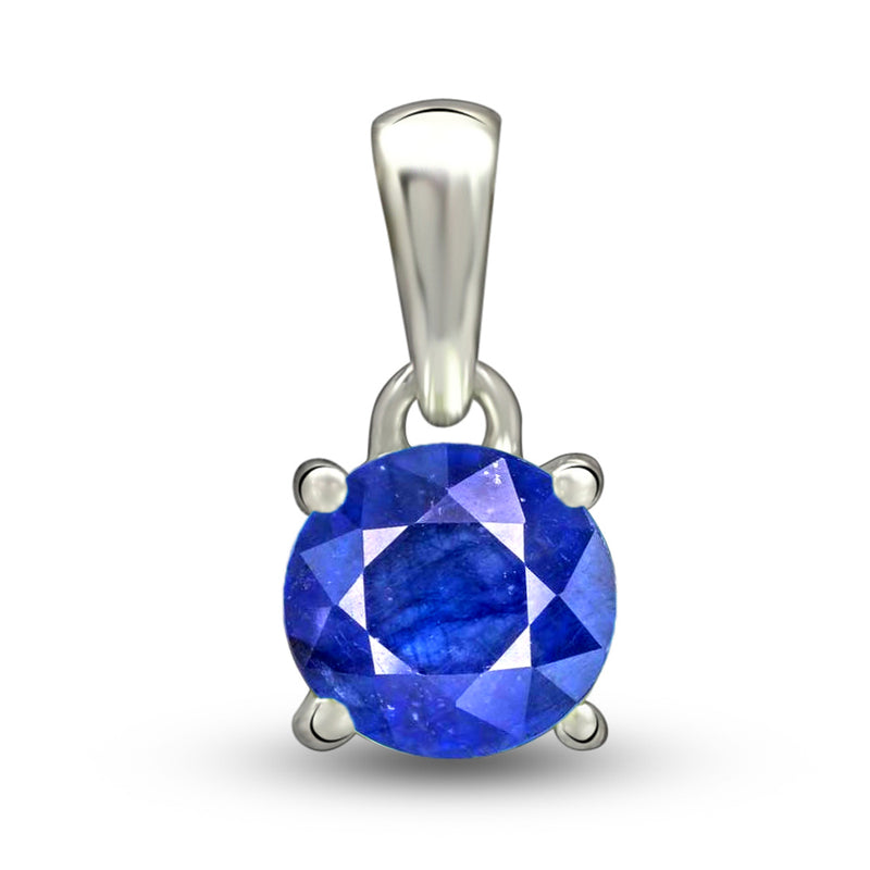 6*6 MM Round - Sapphire Pendants - PBC206-S Catalogue