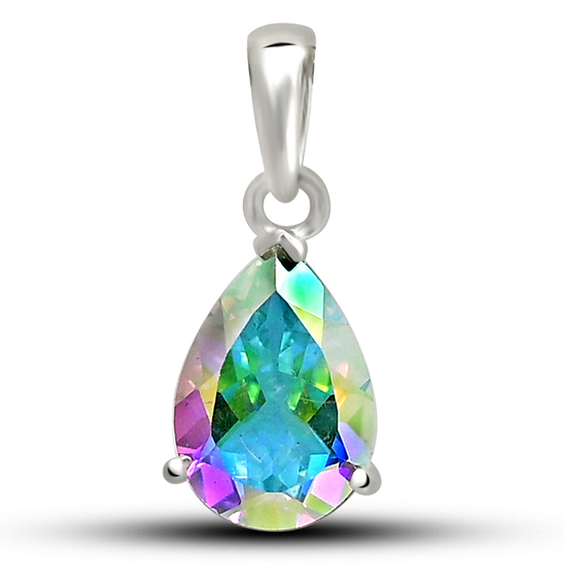 10*8 MM Pear - Mercury Mystic Topaz Jewelry Pendants PBC215-MMT Catalogue