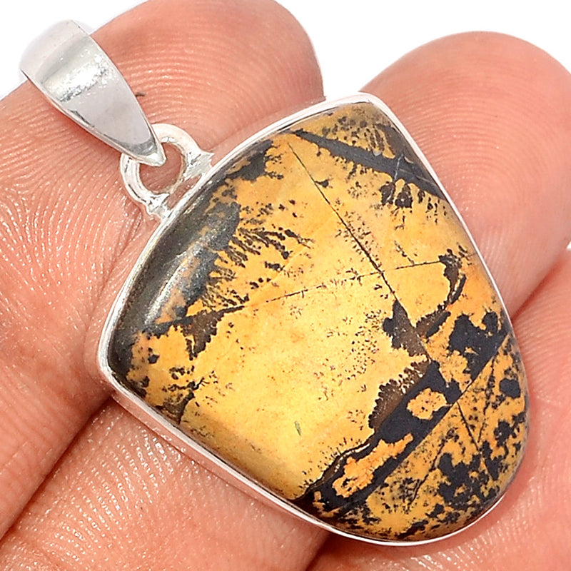 1.5" Paint Brush Jasper Pendants - PBPP41