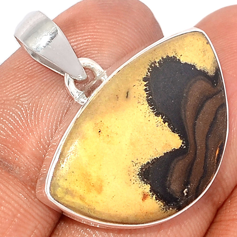 1.2" Paint Brush Jasper Pendants - PBPP59