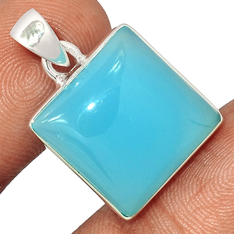 1.1" Paraiba Chalcedony Pendants - PCDP345