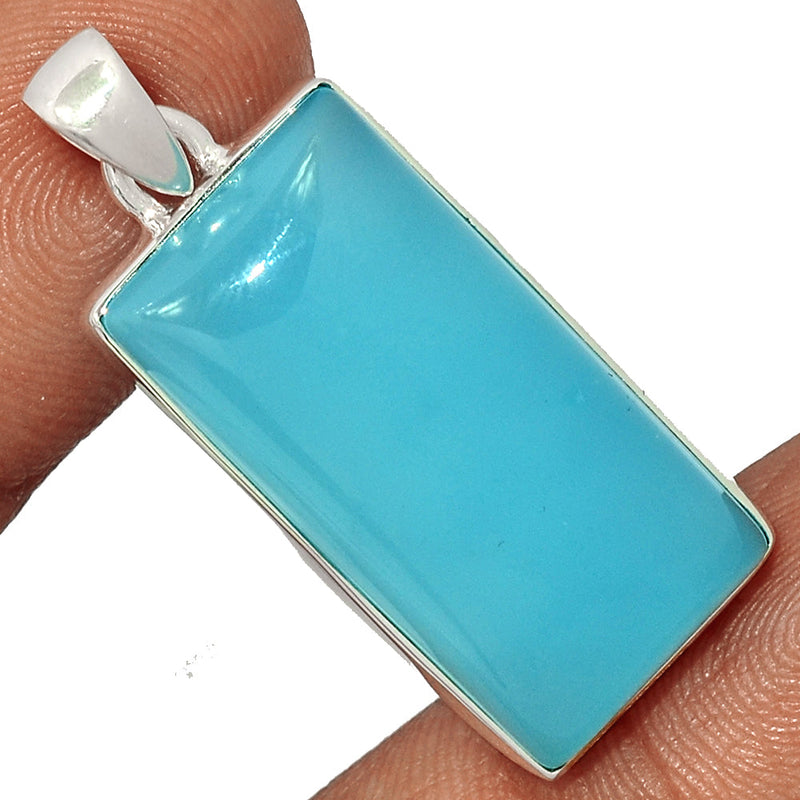 1.6" Paraiba Chalcedony Pendants - PCDP365