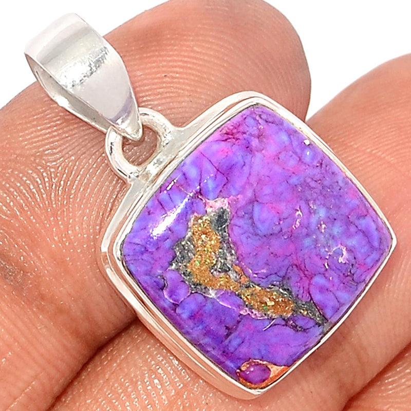 1.1" Purple Copper Turquoise Pendants - PCTP2231