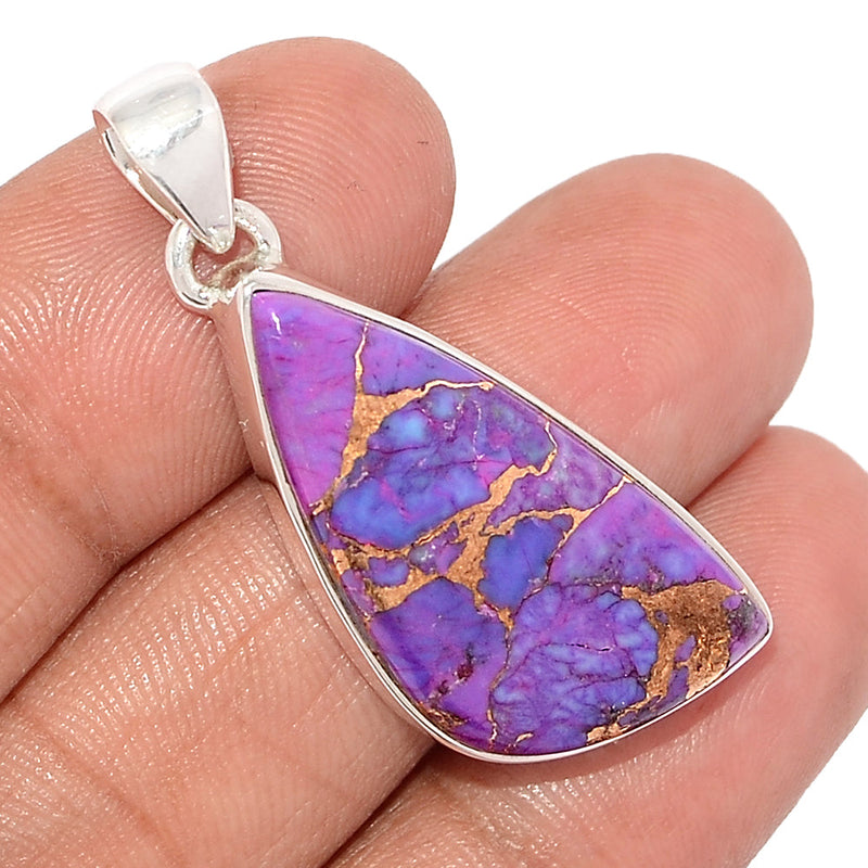 1.6" Purple Copper Turquoise Pendants - PCTP2247